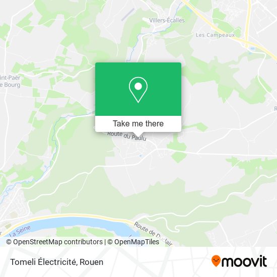 Tomeli Électricité map