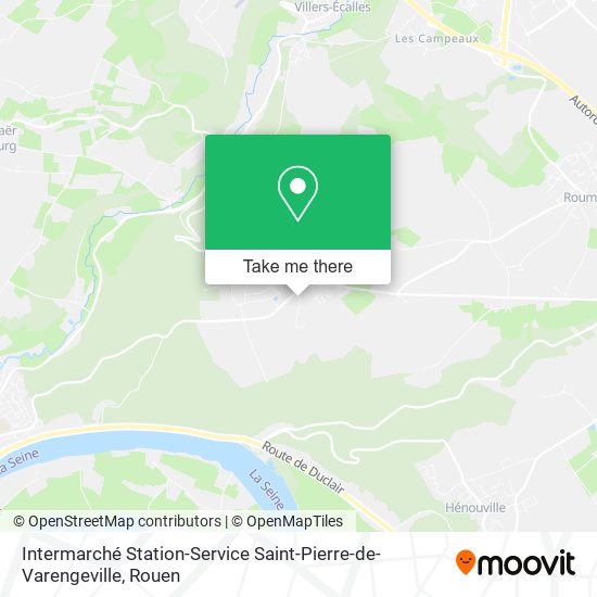 Intermarché Station-Service Saint-Pierre-de-Varengeville map