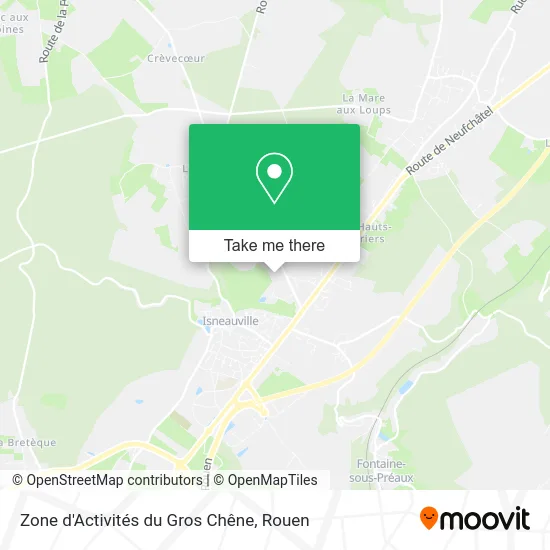 Zone d'Activités du Gros Chêne map