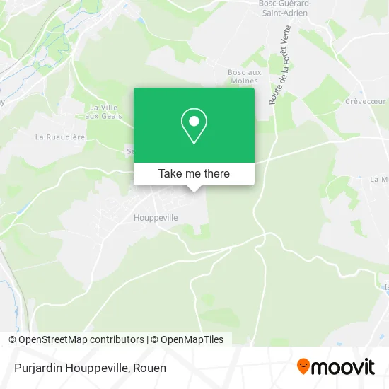 Purjardin Houppeville map