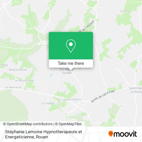 Stéphanie Lemoine Hypnotherapeute et Energeticienne map
