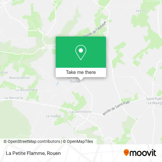 La Petite Flamme map