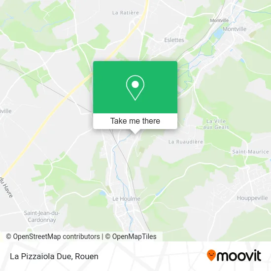 La Pizzaiola Due map