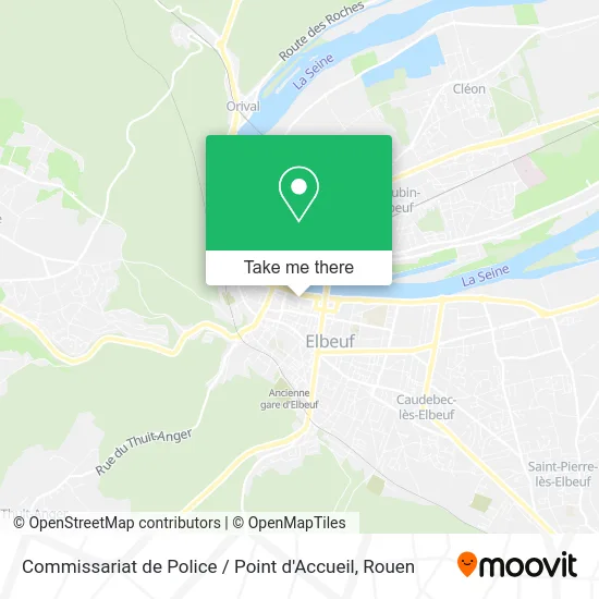 Commissariat de Police / Point d'Accueil map