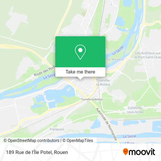 189 Rue de l'Île Potel map