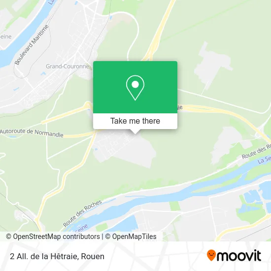 2 All. de la Hêtraie map