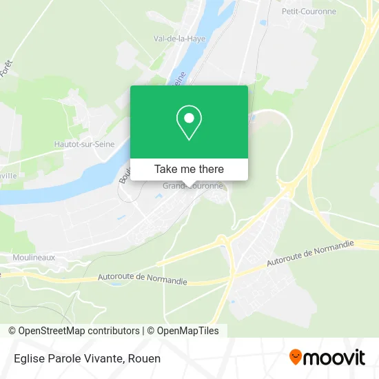 Eglise Parole Vivante map