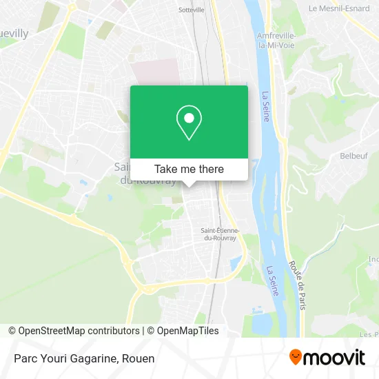 Parc Youri Gagarine map