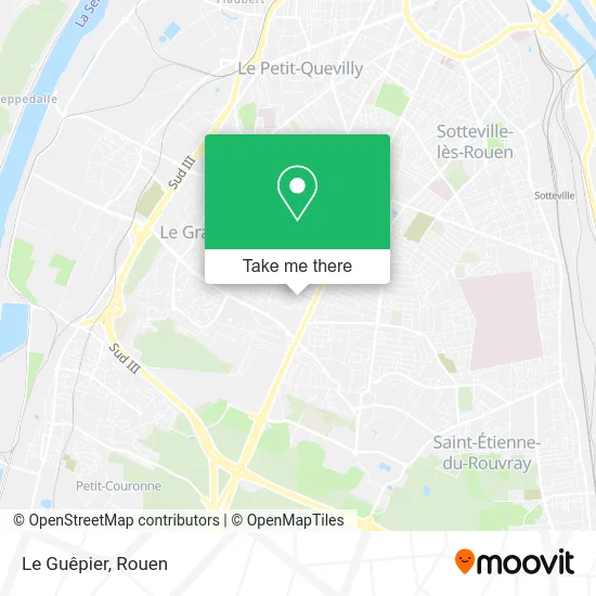 Le Guêpier map