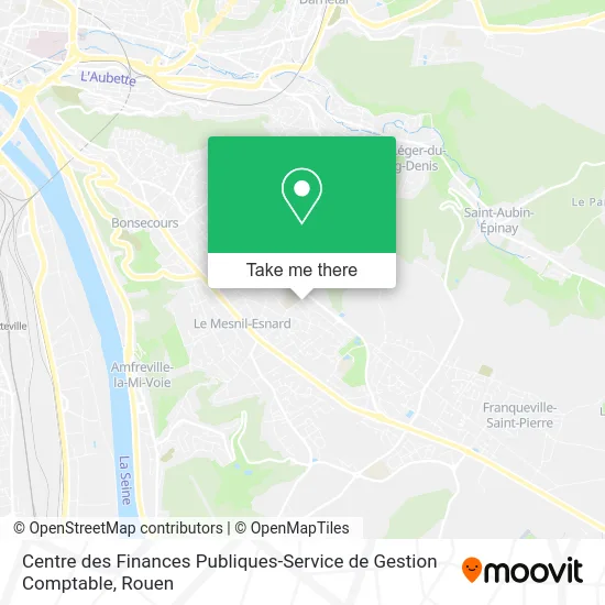 Centre des Finances Publiques-Service de Gestion Comptable map