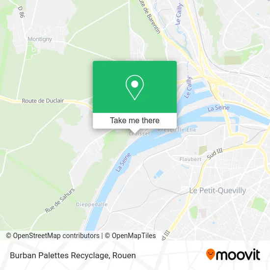 Burban Palettes Recyclage map