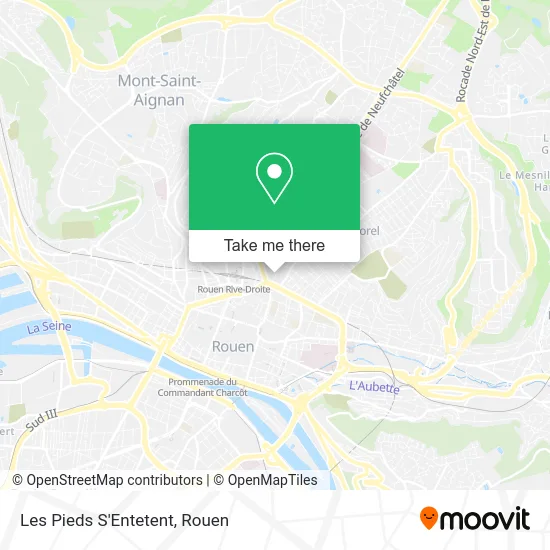 Les Pieds S'Entetent map