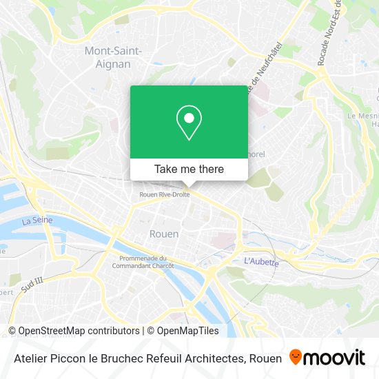 Atelier Piccon le Bruchec Refeuil Architectes map