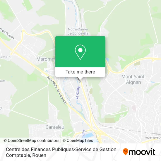 Centre des Finances Publiques-Service de Gestion Comptable map