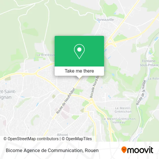 Bicome Agence de Communication map