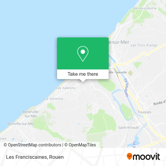 Les Franciscaines map