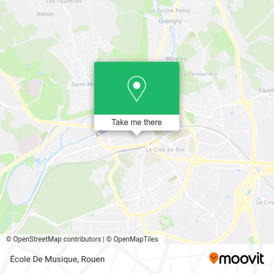 École De Musique map