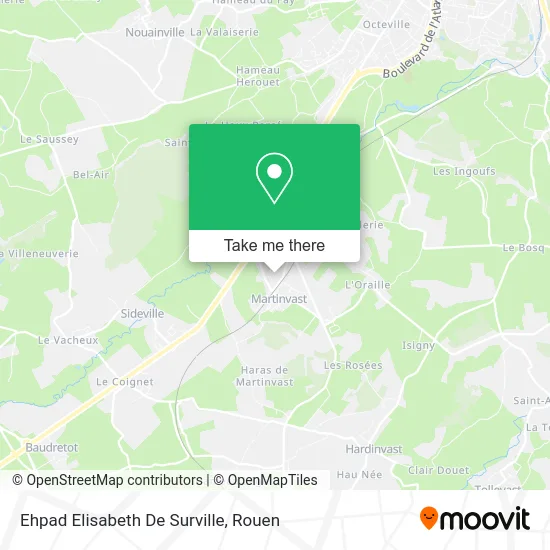 Ehpad Elisabeth De Surville map