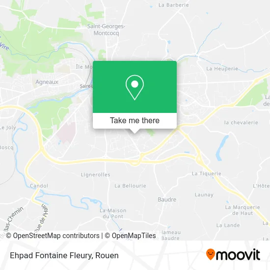 Ehpad Fontaine Fleury map