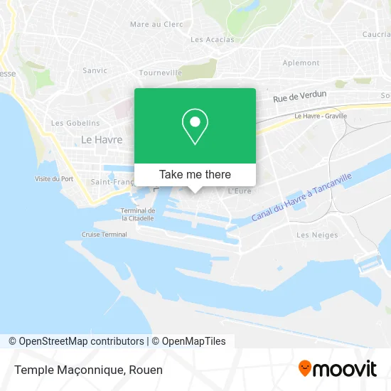 Temple Maçonnique map