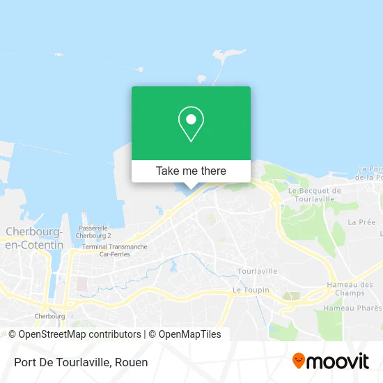 Port De Tourlaville map
