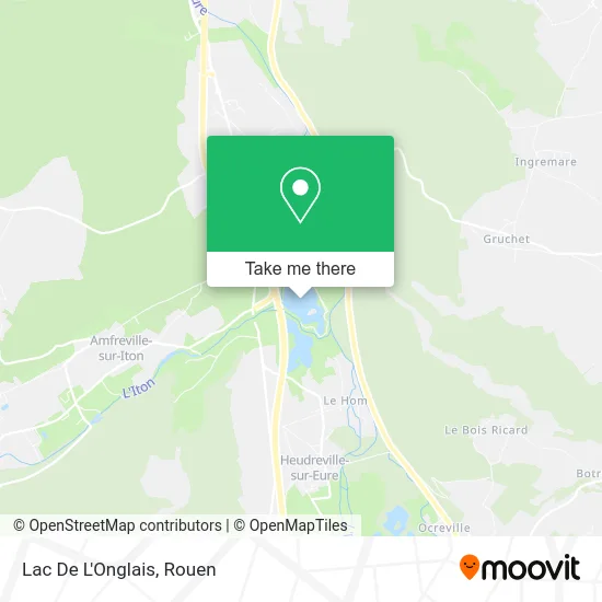 Lac De L'Onglais map