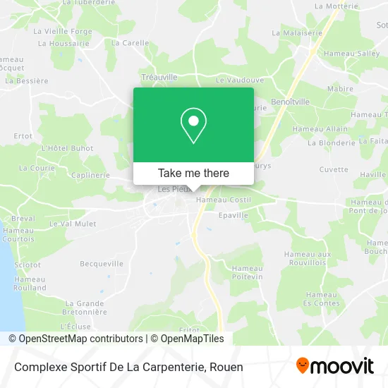 Complexe Sportif De La Carpenterie map