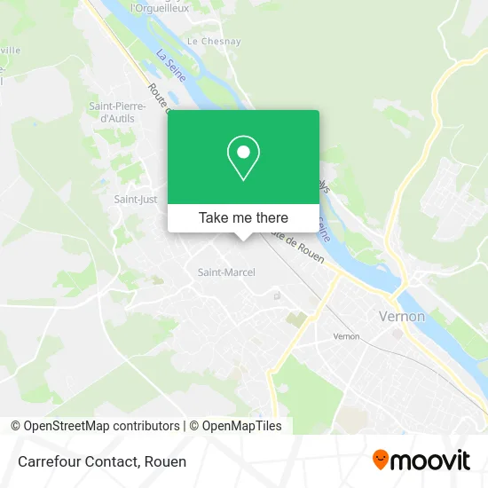 Carrefour Contact map