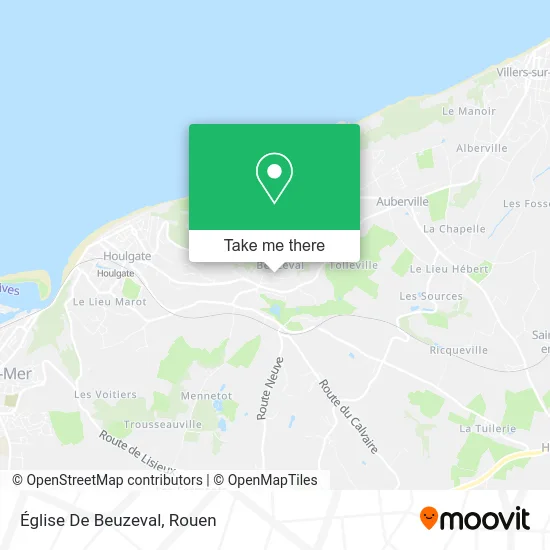 Église De Beuzeval map