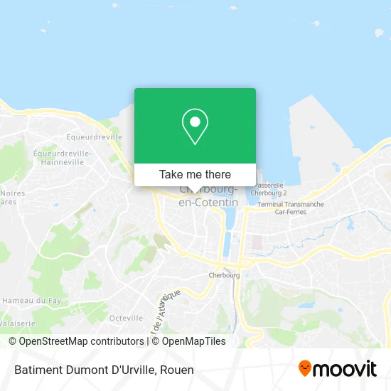 Batiment Dumont D'Urville map