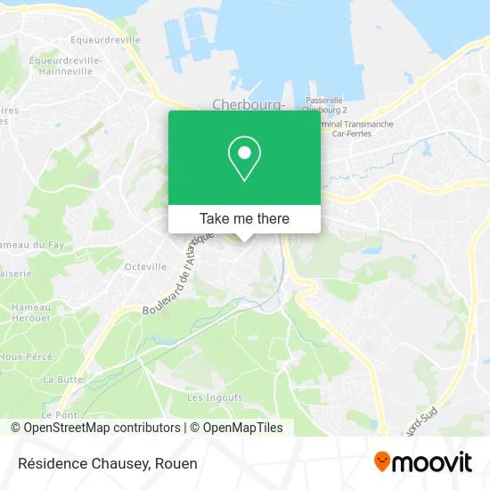 Résidence Chausey map