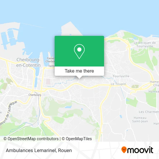 Ambulances Lemarinel map