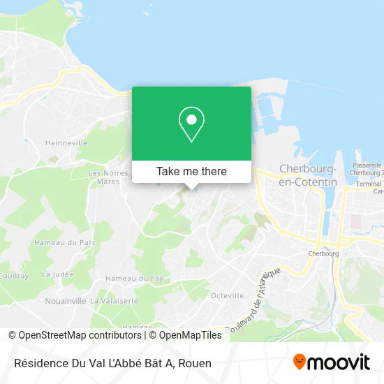 Résidence Du Val L'Abbé Bât A map