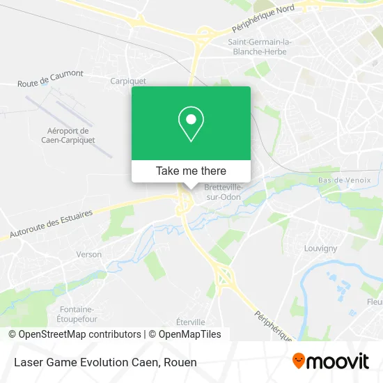 Laser Game Evolution Caen map