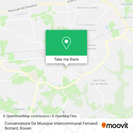 Conservatoire De Musique Intercommunal Fernand Boitard map