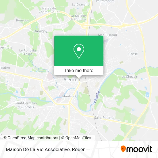Maison De La Vie Associative map