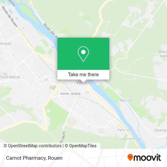 Pharmacie Carnot map
