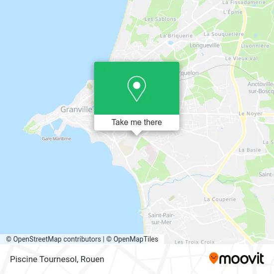 Piscine Tournesol map