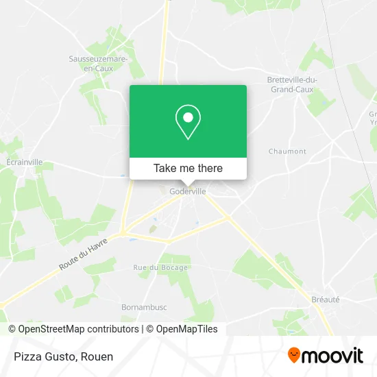 Pizza Gusto map