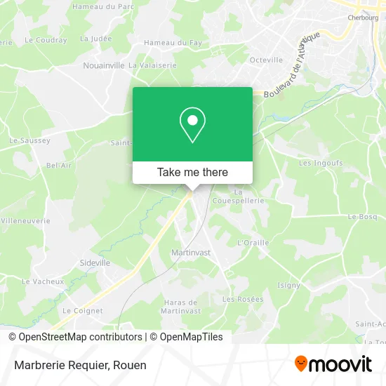 Marbrerie Requier map