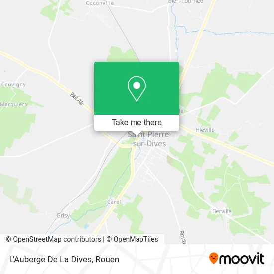 L'Auberge De La Dives map