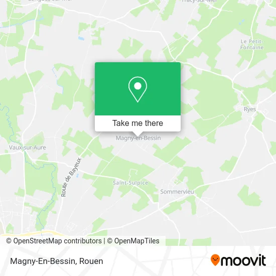 Magny-En-Bessin map