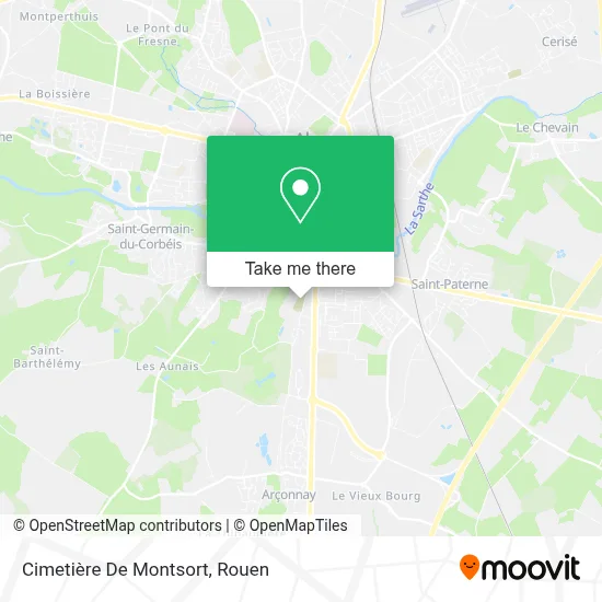 Cimetière De Montsort map