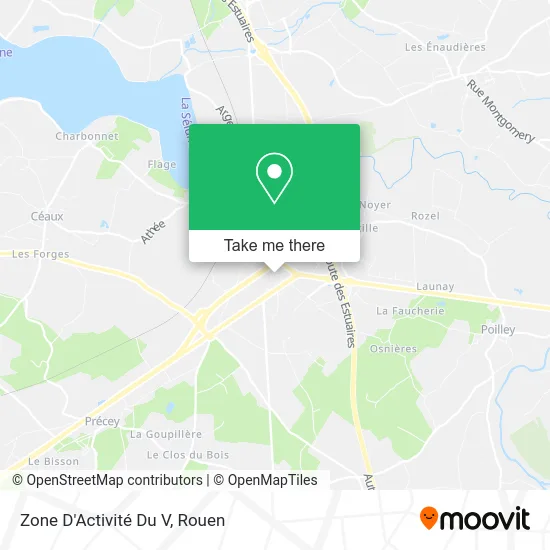 Zone D'Activité Du V map