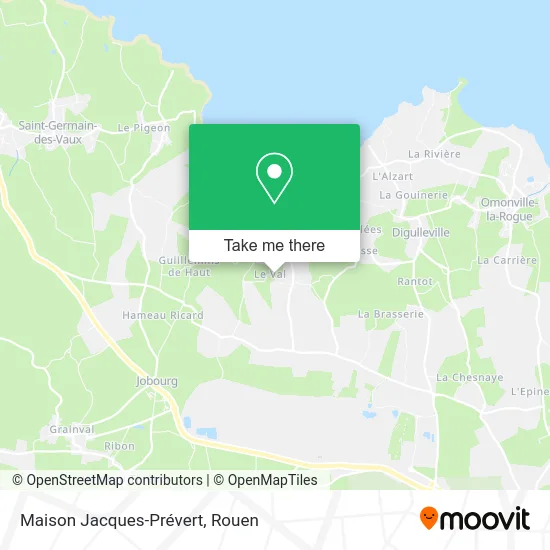 Maison Jacques-Prévert map