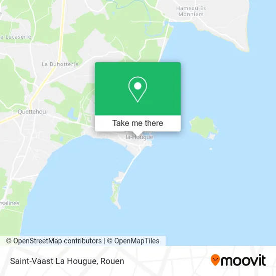 Saint-Vaast La Hougue map