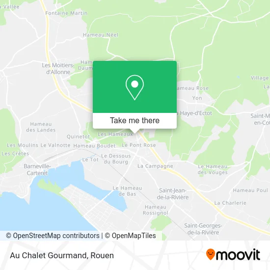 Au Chalet Gourmand map