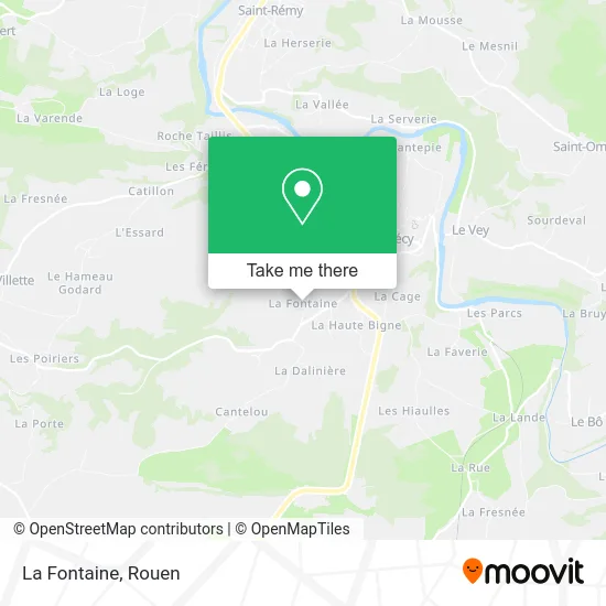 La Fontaine map