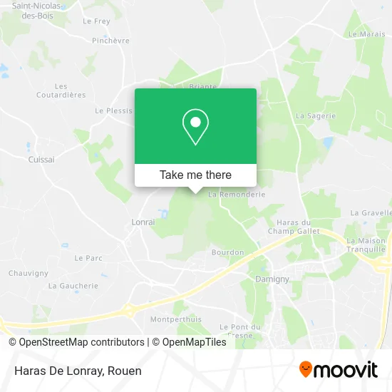 Haras De Lonray map