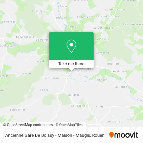 Ancienne Gare De Boissy - Maison - Maugis map